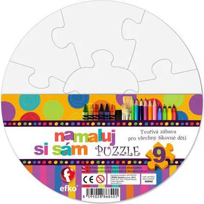 Productafbeelding van Efko: Puzzelcirkel, 9 stukken