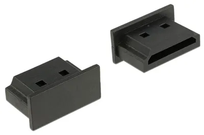 Zdjęcie produktu dla DeLOCK 64031, Micro-HDMI, Czarny, 6,2 mm, 6,4 mm, 2,8 mm, 10 szt.