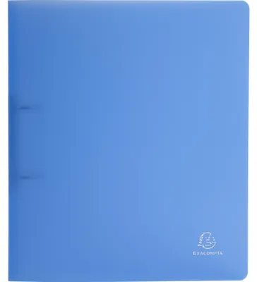 Image de Exacompta 15x Classeur 2 anneaux 30 mm PP Chromaline A4 maxi Bleu 54362E
