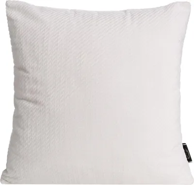 Image de EUROFIRANY | Housse de coussin - 40 x 40 cm - taie d'oreiller blanche - Classique