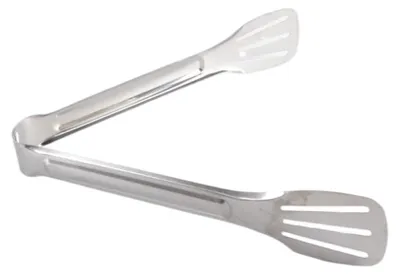 10 Servierzangen Edelstahl 23 cm Buffet Küche BBQ