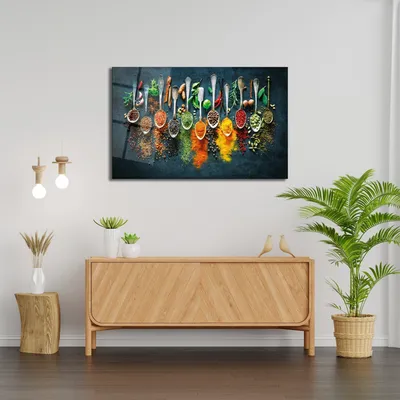 Obrázok produktu pre Wallity, 0464 - 72 x 46, Sklenené obrazy, Viacfarebné, Sklo, 46 x 72 cm