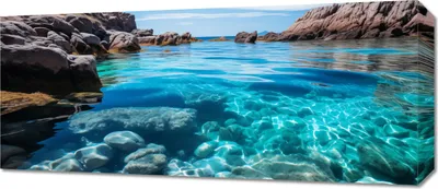 Image de Image 70 x 30 cm Eau cristalline