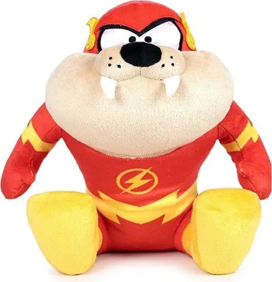 Produktbild von Taz Plüschtier Looney Tunes Flash 17 cm Superhelden Stofftier