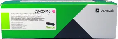 Zdjęcie produktu dla Lexmark C342XM0, 4500 stron(y), Purpurowy