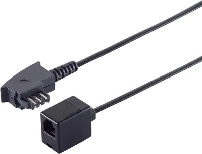 Image de Adaptateur S-Impuls TAE prise F - prise western RJ11 (6/4)