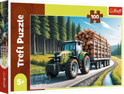 Immagine prodotto di PUZZLE 100 Trattore forestale 16493