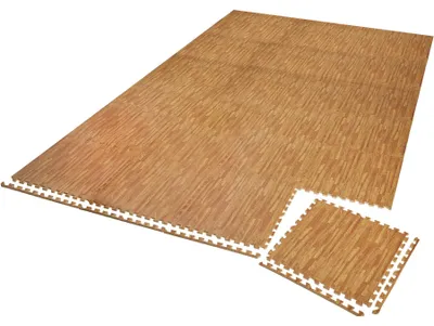 Produktbild von tectake® Schutzmattenset 24-teilig mit 48 Randstücken je 61 x 61 cm