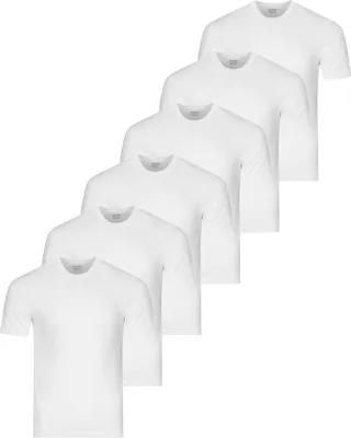 Produktbild von RAGMAN 6er Pack Basic Unterhemd / Shirt Kurzarm Bequem und atmungsaktiv, Vielseitiges Basic, Optimale Passform