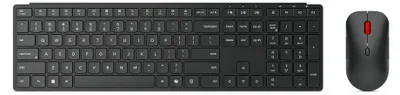 Produktbild von Lenovo 4X31S04814, Volle Größe (100%), Kabellos, RF Wireless + Bluetooth, Schwarz, Maus enthalten