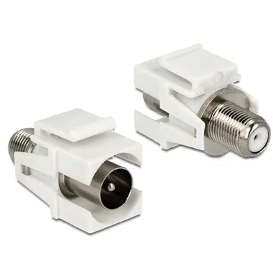 Produktbild von Delock - Antennenadapter - IEC-Anschluss männlich zu F-Stecker weiblich - Koax