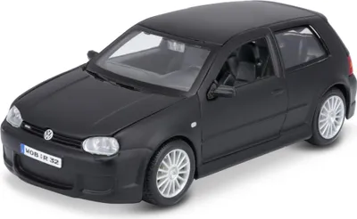 Image de Maisto 31290 - Voiture miniature - Volkswagen Golf R32 (noir mat, échelle 1:24)