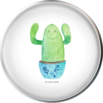 Produktbild von Mr. & Mrs. Panda stopfen waschbecken Kaktus Happy - Weiß - Geschenk, Abfluss-Stöpsel, waschbeckenstöpsel, Ablaufgarnitur, Mutter, Stöpsel, Ausbildung, Kakteen, Freundin