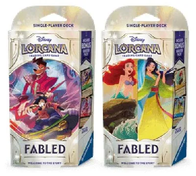 Zdjęcie produktu dla Lorcana Fabled: 2 Starter Deck Set German