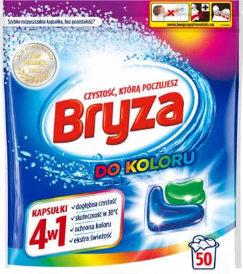 Produktbild von Bryza Kapsułki do prania Kolor 4w1 50 szt.
