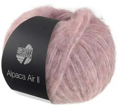 Zdjęcie produktu dla Lana Grossa ALPACA AIR II 50 g Lekka przędza z alpaki z zawartością bawełny 140 m Kolor 029 - ciemnoróżowy