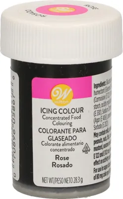 Produktbild von Wilton gelová barva Rose 28g - tmavá růžová  Wilton Barva:: Růžová, Váha:: 28g