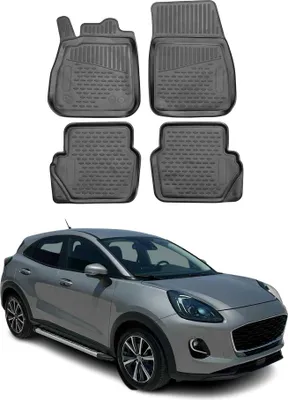 Immagine prodotto di 2019-2025 Ford Puma PHEV tappetini TPE nero 4 pz