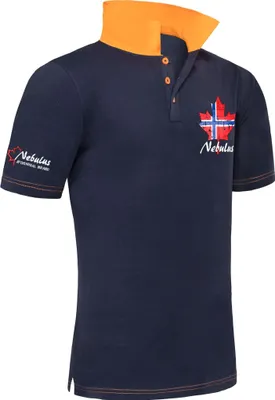 Productafbeelding van Nebulus Poloshirt SANDY, heren, shirt, sweatshirt, polo, model P5291 - heren, marineblauw, maat XL