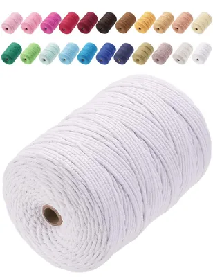 Productafbeelding van Macrame Koord 3 mm x 200 m van Hoogwaardige Katoen
