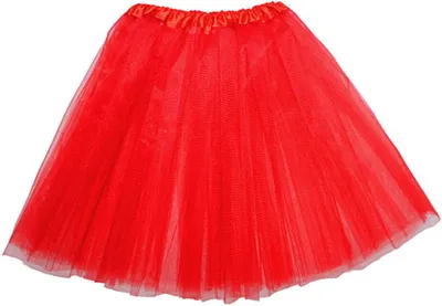 Produktbild von Rotes Ballerina Tutu als Kostüm Zubehör für Kinder