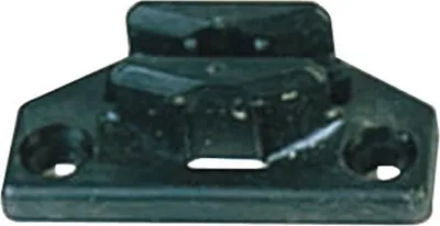 Image de Gâches En Plastique Entraxe 38 Mm Noire