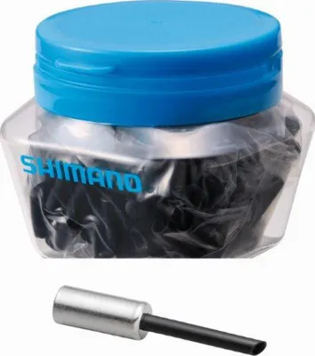 Produktbild von SHIMANO 100 Stück Endkappe Bremszug BC-R680 - 5 mm.