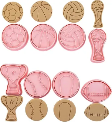Obrázek produktu pro Vykrajovátka s razítkem FOOTBALL 8ks