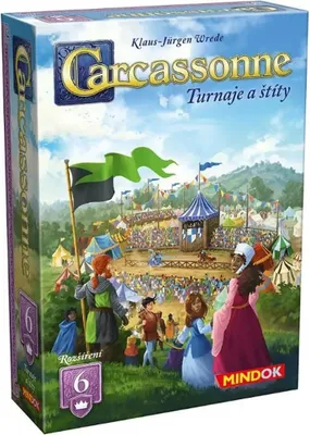 Obrázek produktu pro Carcassonne rozšíření 6:Turnaje a štíty (2025)