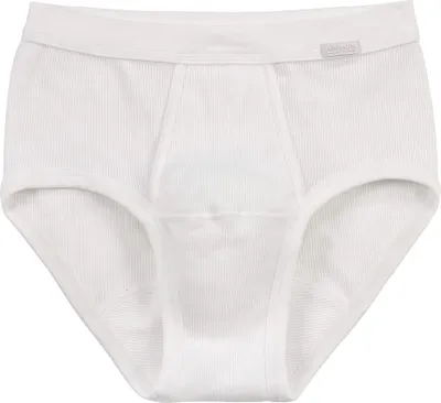 Produktbild von AMMANN Slip mit Eingriff Doppelripp Unterhose – Größe 8 weiß