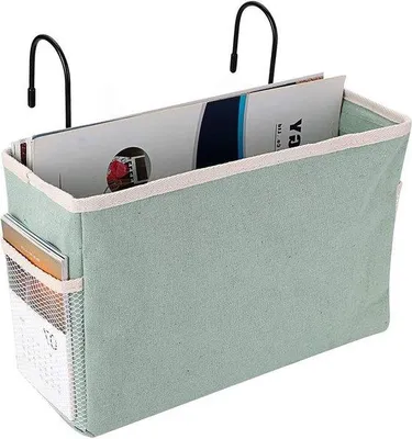 Image de Organiseur de bureau pour le télétravail, l'école et la chambre d'étudiant - Range-tout pour lit superposé - vert