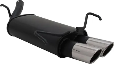 Immagine prodotto di Scarico sportivo Novus per Opel Corsa C 2x76mm silenziatore posteriore SR design con ABE