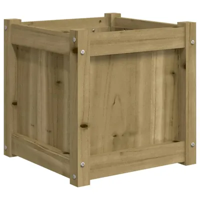 Image de Jardinière 40x40x40 cm bois de pin imprégné