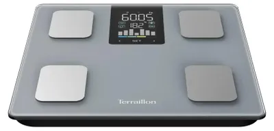 Image de Impédancemètre 180kg/100g gris - Terraillon - EVOFIT -