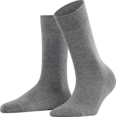 Image de FALKE Chaussettes pour femmes - Sensitive London, chaussettes courtes, unies Gris 35-38