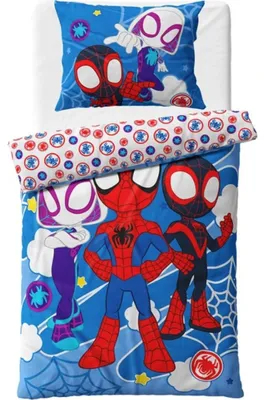 Obrázek produktu pro Mikroplyšové povlečení Spidey Úžasní přátelé 140x200, 70x90 cm