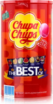 Produktbild von Chupa Chups The best of 100 Lutscher im einem Thekendisplay 1200g