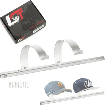Produktbild von Original LST Edelstahl Klemmleiste mit 2 Cap-Halter für Baseballcaps Mützen