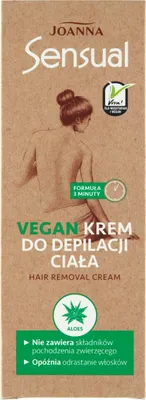 Image de Joanna Sensual Crème dépilatoire végétalienne pour le corps, 100g