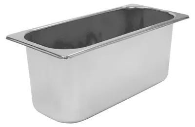 Produktbild von Edelstahl Eisbehälter für Eisvitrinen 6,3 Liter 360x165x150 mm