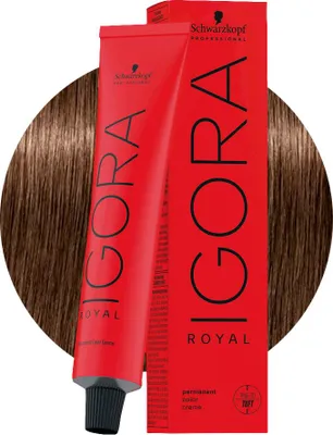 Produktbild von Schwarzkopf Igora Royal, Dunkelblond, Dark Blonde Beige Chocolate, Unisex, 60 ml, Tube, Couleur pour cheveux / Toner, colorants oxydants:Aqua (Water, Eau), Cetearyl Alcohol, Glyceryl...