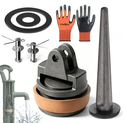 Reservekolben für Schwengelpumpe Typ 75, Lederdichtung, Dichtring, Handpumpe