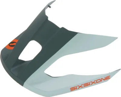 Produktbild von SixSixOne Helmschirm EVO AM , Grau Weiß