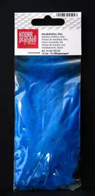 Produktbild von KNORR PRANDELL 216619355 Marabufedern ca. 10 cm blau