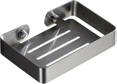 Image de Porte-savon mural en acier inoxydable brossé