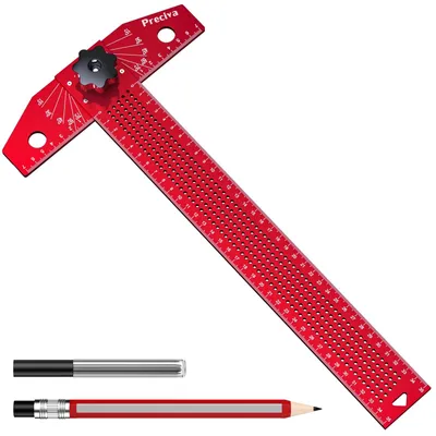 Immagine prodotto di Set di elementi a forma di "T" - Colore: rosso