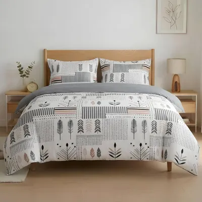 Immagine prodotto di Omgoods - Set di lenzuola in microfibra, composto da 4 pezzi, per letti da 180 cm