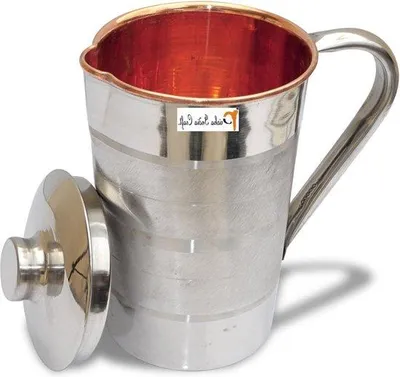 Obrázek produktu pro Elegantní design, nerezový měděný hrnec 1600 ml s víkem