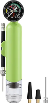 Produktbild von Mini-Basketball-Inflator mit Druckmesser, Premium-Dual-Action-Ballpumpe, Fußball-Luftpumpe