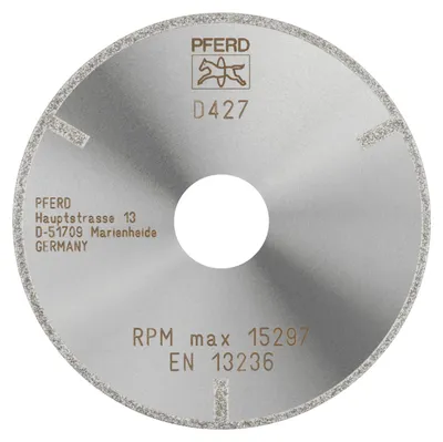Produktbild von PFERD Diamond cut-off wheels shape 1A1R GAG, Stahl
